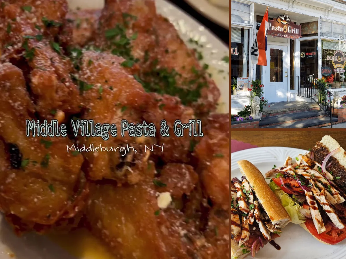 Italian dishes served in a cozy dining room.