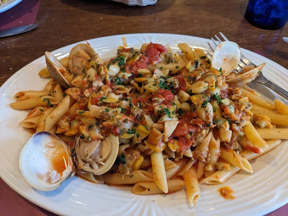 Penne with Red Clam Sauce